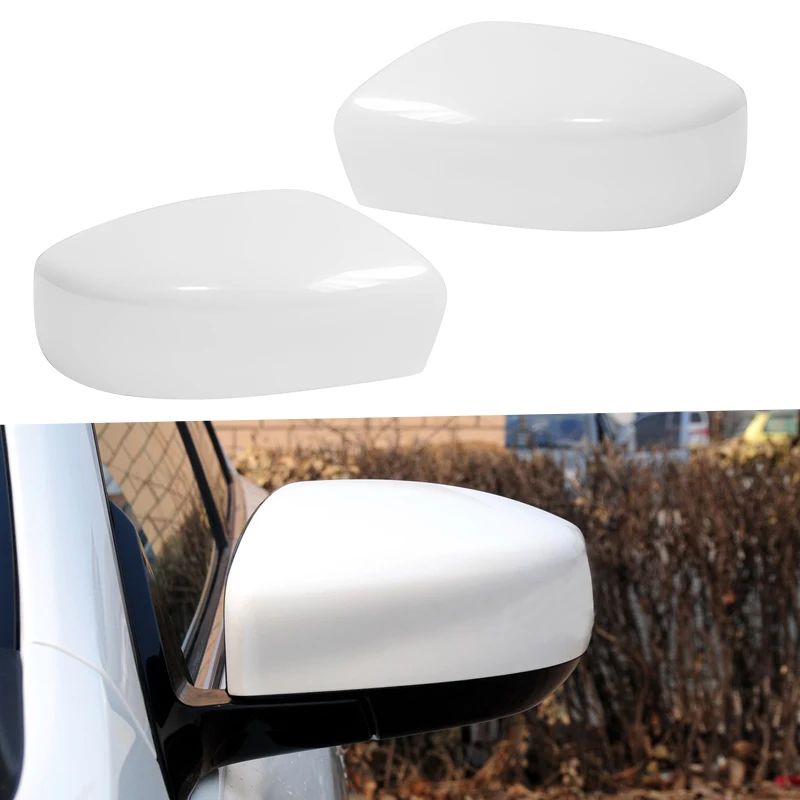 

96374-3TH0A 96373-3TH0A 1 Pair White Left & Right Side Rearview Mirror Cover Cap ABS Fit for Nissan Altima Sedan 2013 2014-2018