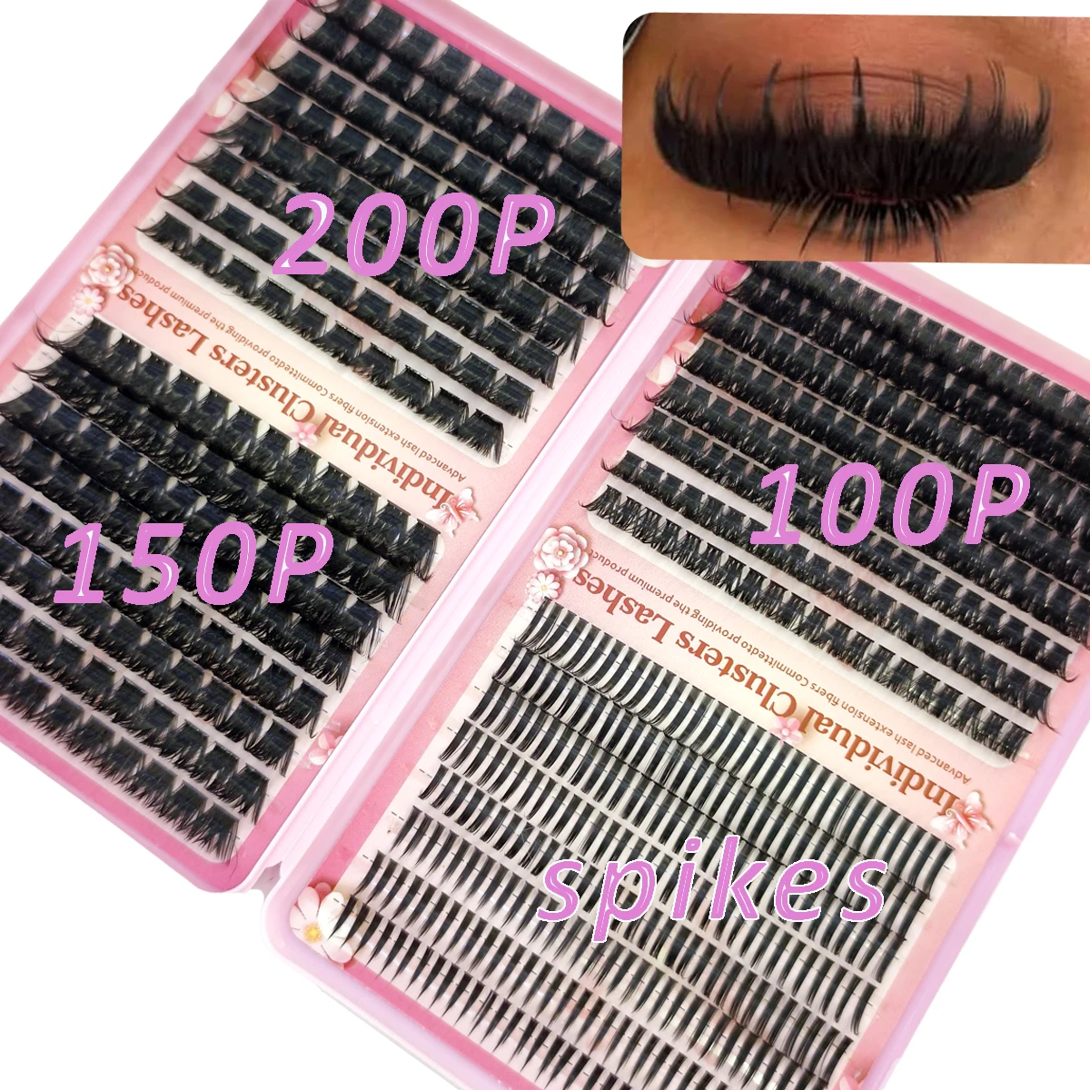 Neue 32-reihige Wimpernverlängerung mit großer Kapazität, professionelle Einzelwimpern, DIY-Wimpern, natürliche falsche Wimpern, Make-up-Produkte