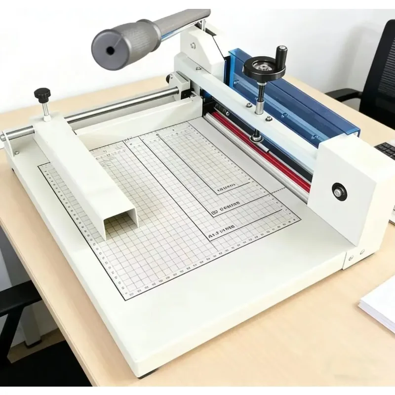 Applicable A4 Manual Paper Cutter Trimmer・4cm Max Cutting Stack・Thickened Steel Sharp Blade・Document File Cutting Machine