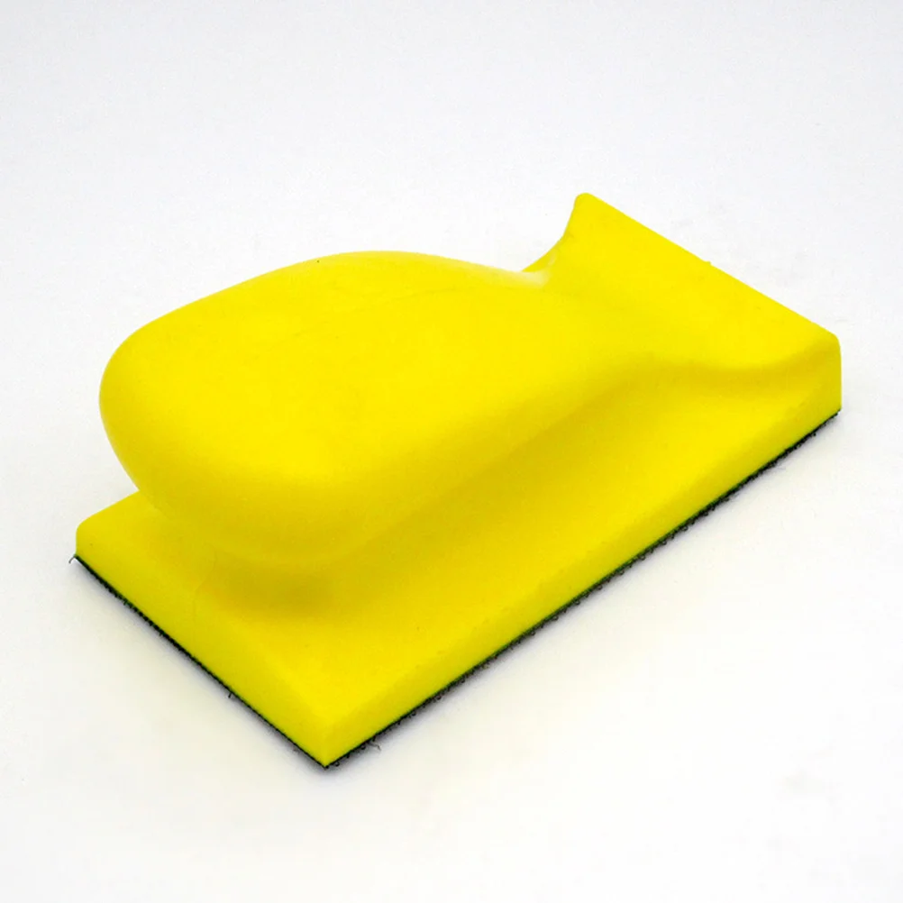 66x126mm PU Handmatige Slijpschijf Schuren Houder Polijstpad Backing Schurende Handblok Duurzaam Lange Levensduur