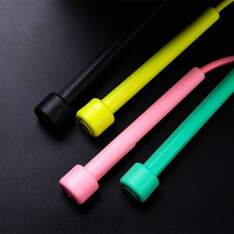 

Adjustable Fitness Equipment PVC Skipping Rope Portable Fitness Equipment Speed Jump Rope Muscle Boxing Training Weight Loss