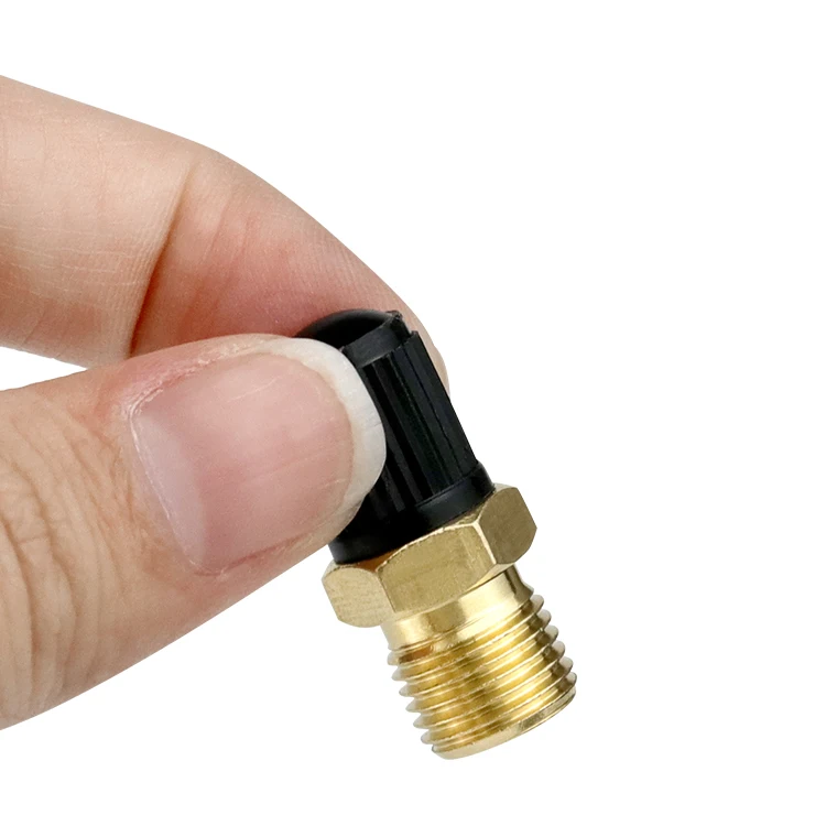 Messing-Reifenventile 1/8 NPT 1/4 NPT M8x1 Hochwertige Luftventile für Auto-, Motorrad- und Fahrradreifen, langlebige Kappen – Detail 6