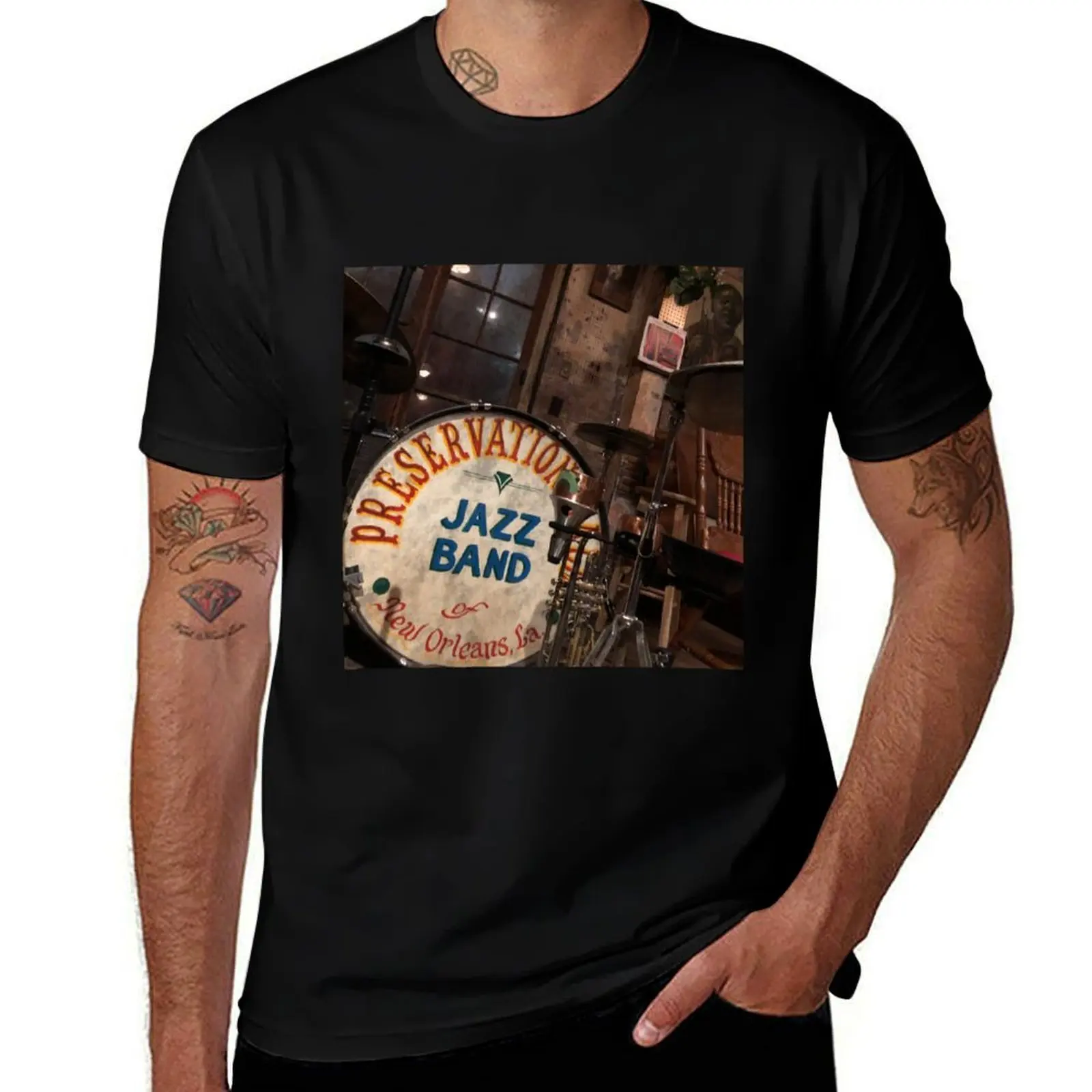 Preservation Hall T-Shirt Plus Size Non-Shrink T-Shirt
