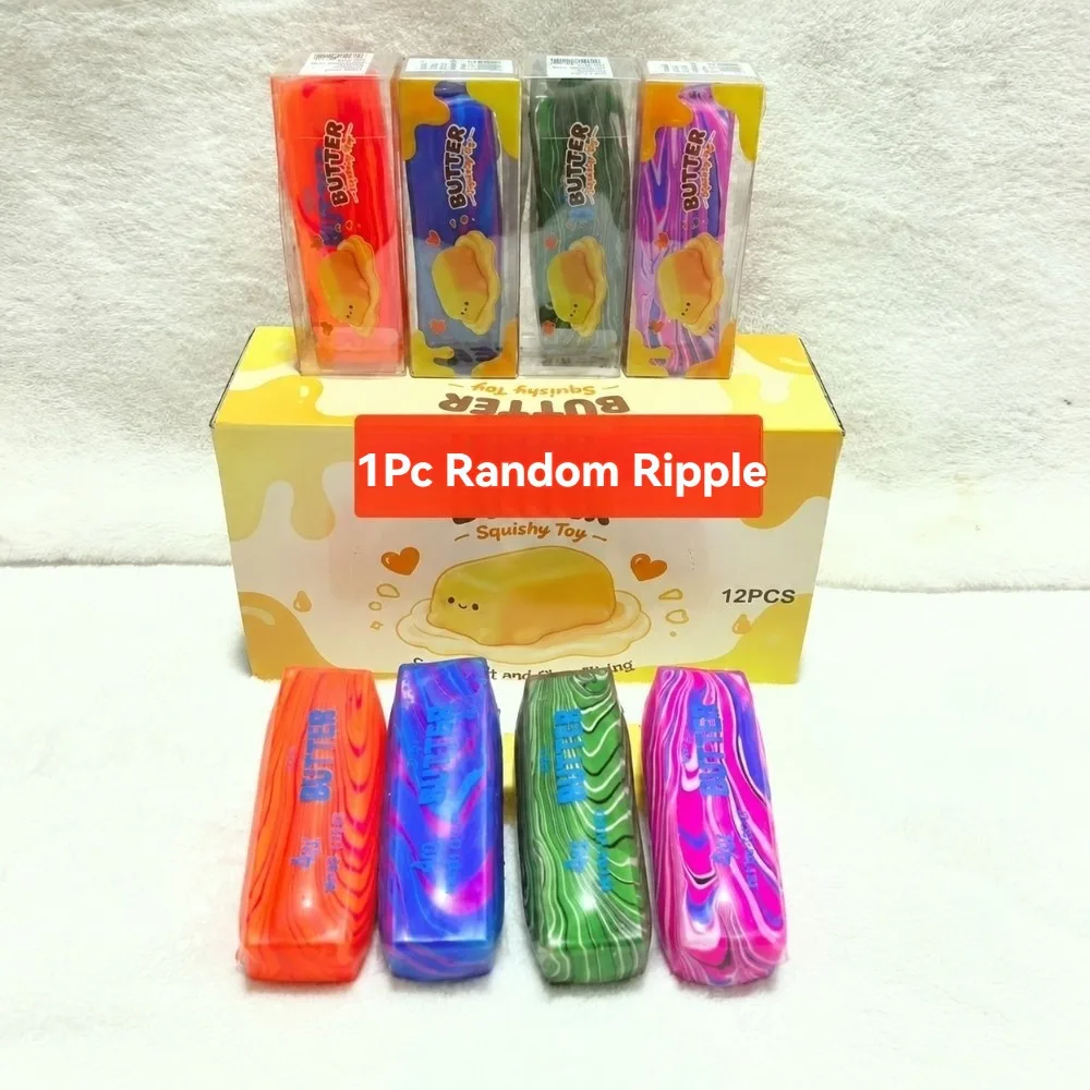 Crunchy Butter Stick Squeezed Toy Kneading Creative Crackling Butter Bar Funny Comfortable Butter Stick Squishy Toy