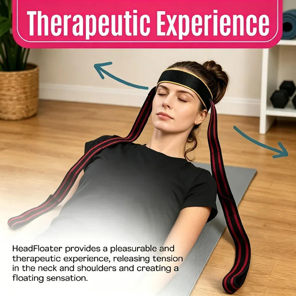 1PCS Portable Neck Exercise Device - Neck Pain Relief, Neck Strength Training with Resistance Band and Adjustable Head Strap