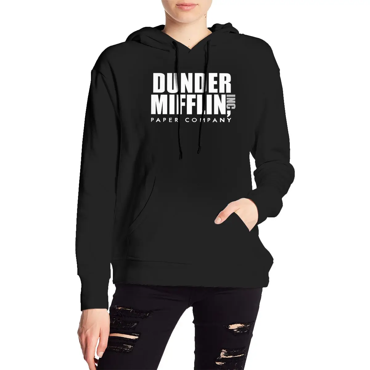 Dunder Mifflin Logo هوديس Harajuku البلوز الخريف الشتاء الرجال النساء زوجين بلوزات طويلة الأكمام بلايز