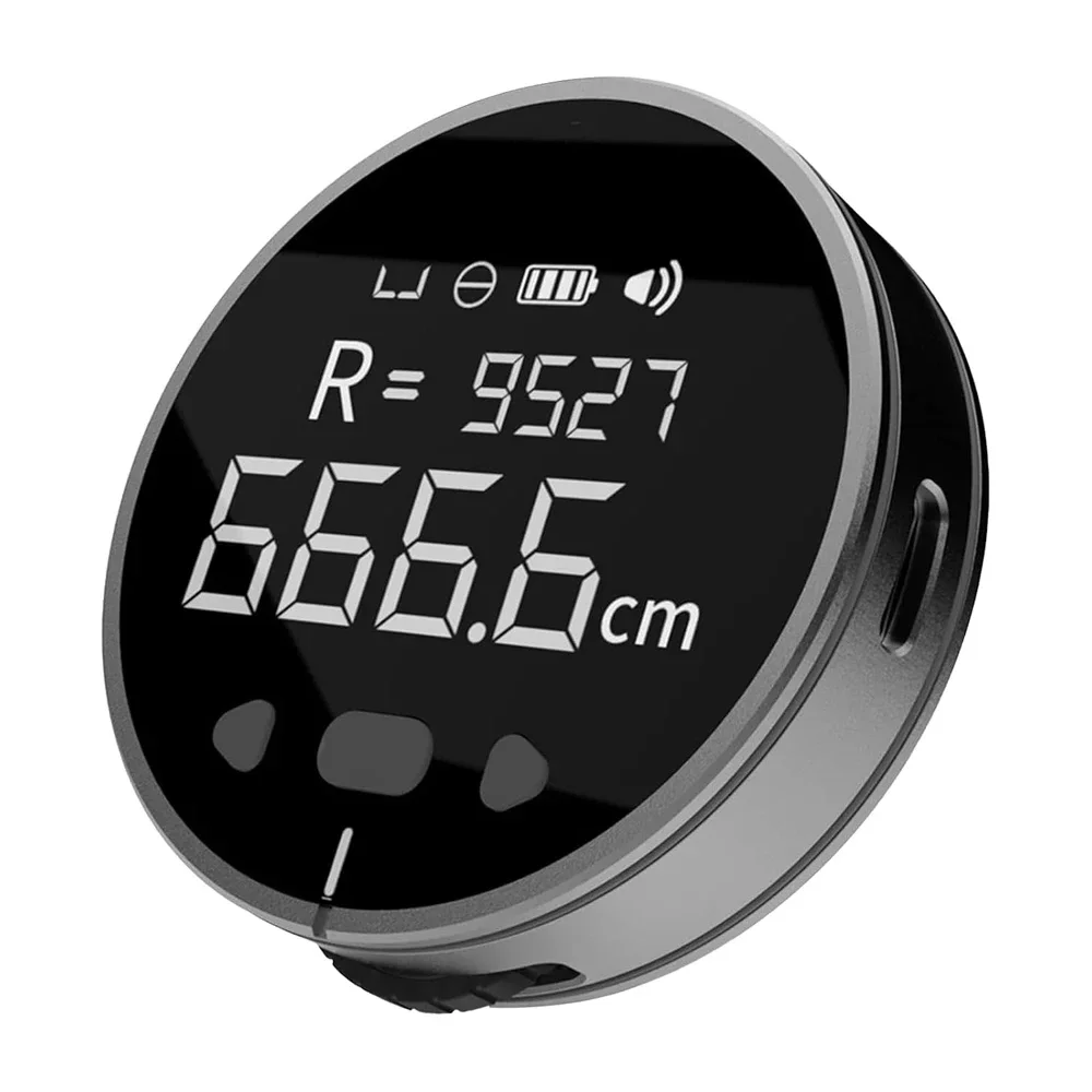 DUKA ATuMan Little Q Electric Ruler Distance Meter HD LCD Screen Measure Tools Rechargeable 99M Tape Ruler for Smart Home