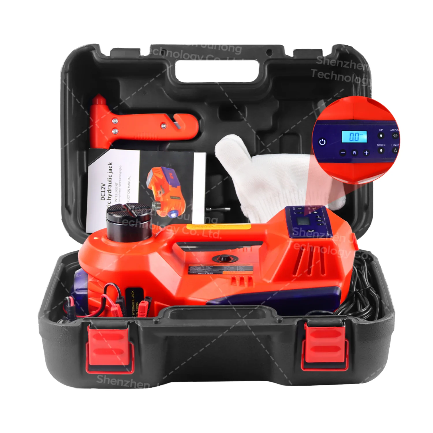 

SXLL Factory direct supply hydraulic car jack 3 in 1 electric car jack 5 tons 12v kit car jack set with wrench set