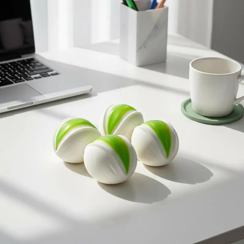 Pistachio Stress Ball Fidget Toy Crunchy Squeeze Toy Round Blocks Filled ASMR Anti Stress Release Hand Relax Gift Toy
