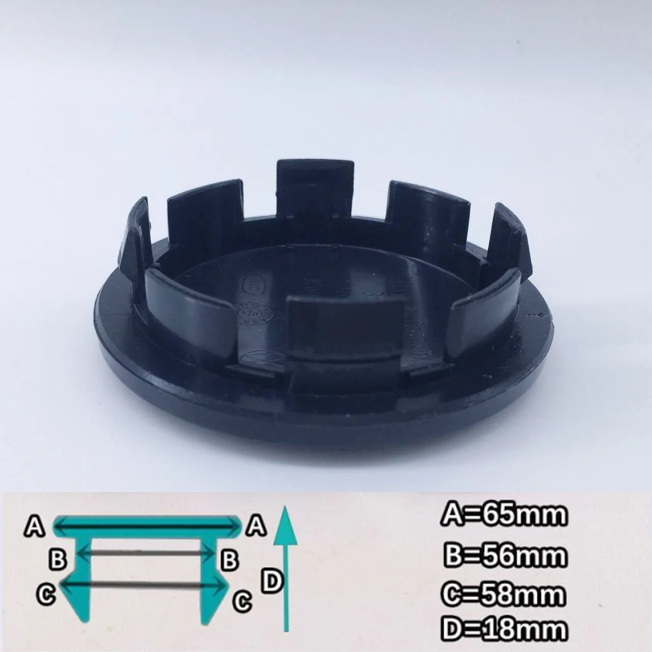 4 قطعة 65 مللي متر 68 مللي متر ل H هوندا موجين الطيار نوع R نوع S انسايت تصفيف السيارة عجلة مركز محور قبعات غطاء استبدال الملحقات #3