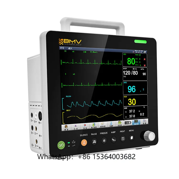 

Veterinary Multiparameter Patient Monitor Hospital Clinic Equipment for Pet Medical Care Vet Instrument