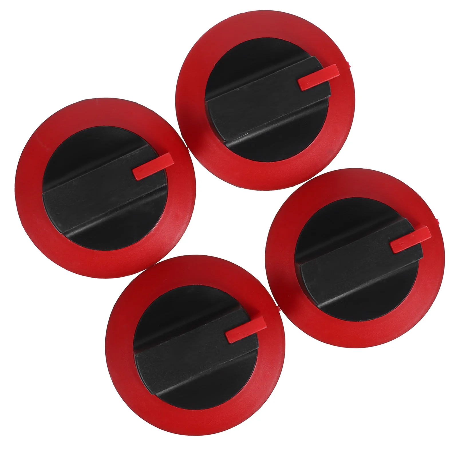 

4pcs Gas Stove Knob Replacement Durable Plastic Control Knobs for Fire Cooker Universal Fit Household Range Parts
