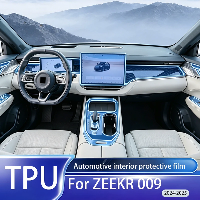 

Fit for Jike 009 2024-2025 Pre Cut Clear TPU PPF Anti Scratch Gear Dashboard GPS Navigation Screen Interior Protective Sticker K