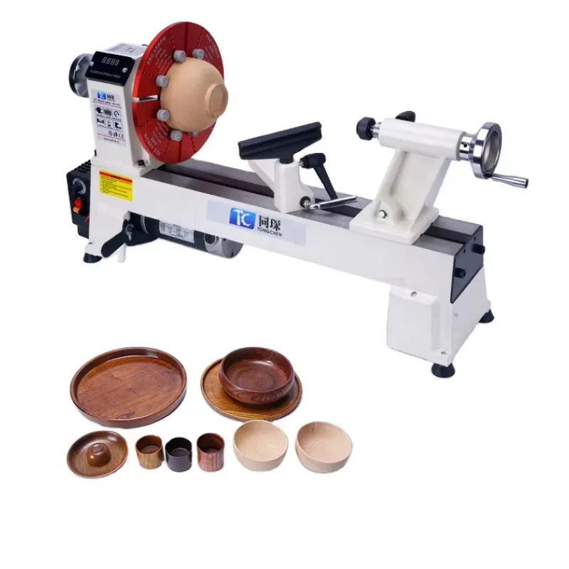 The 900W Mini Digital Display Woodworking Lathe Can Process Wood with a Length of 450 Millimeters at an Affordable Price