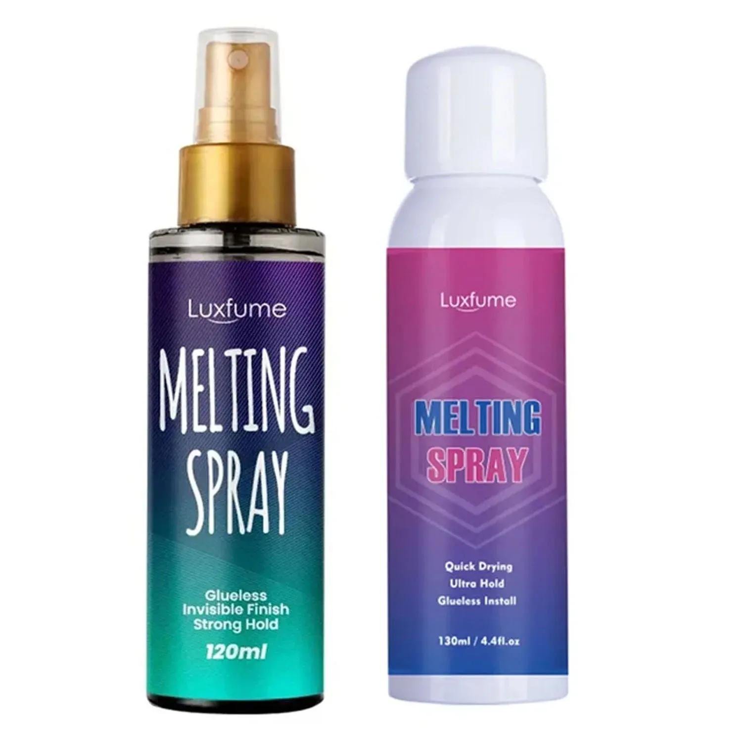 Плавящийся спрей для кружевных париков, быстросохнущий, долговечный, невидимый, прочный, натуральный, с контролем края, спрей для кружевных париков