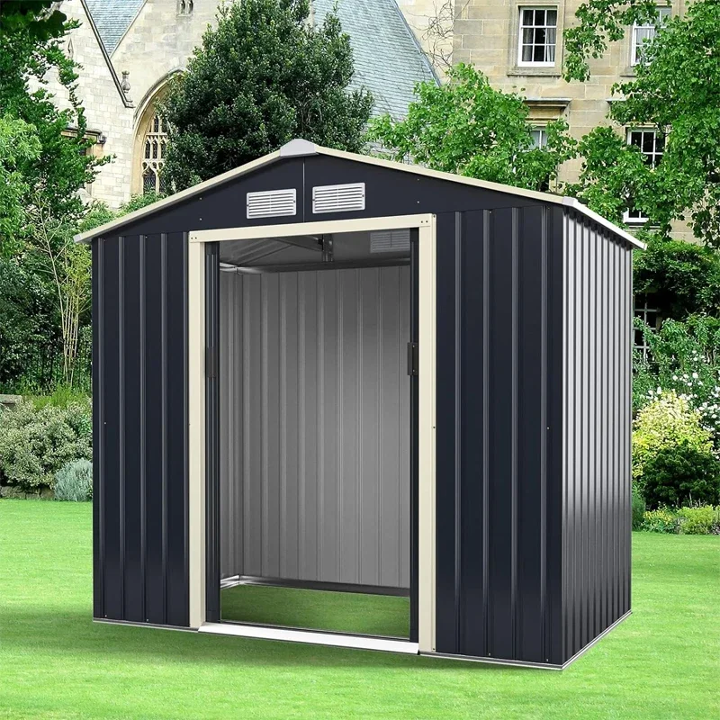 Outdoor tin house roof mobile outdoor garden courtyard mobile combination house assembly detachable movable board house