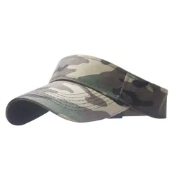 Camouflage Printed Empty Top Fashionable Small Brimmed Outdoor Activities Casual Summer Sun Shading Hat For Men And Women