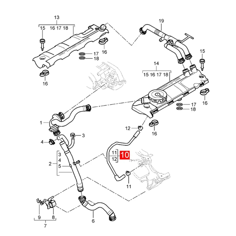Super Sale Exhaust Pipe 94810524551 Suitable for Porsche Cayenne