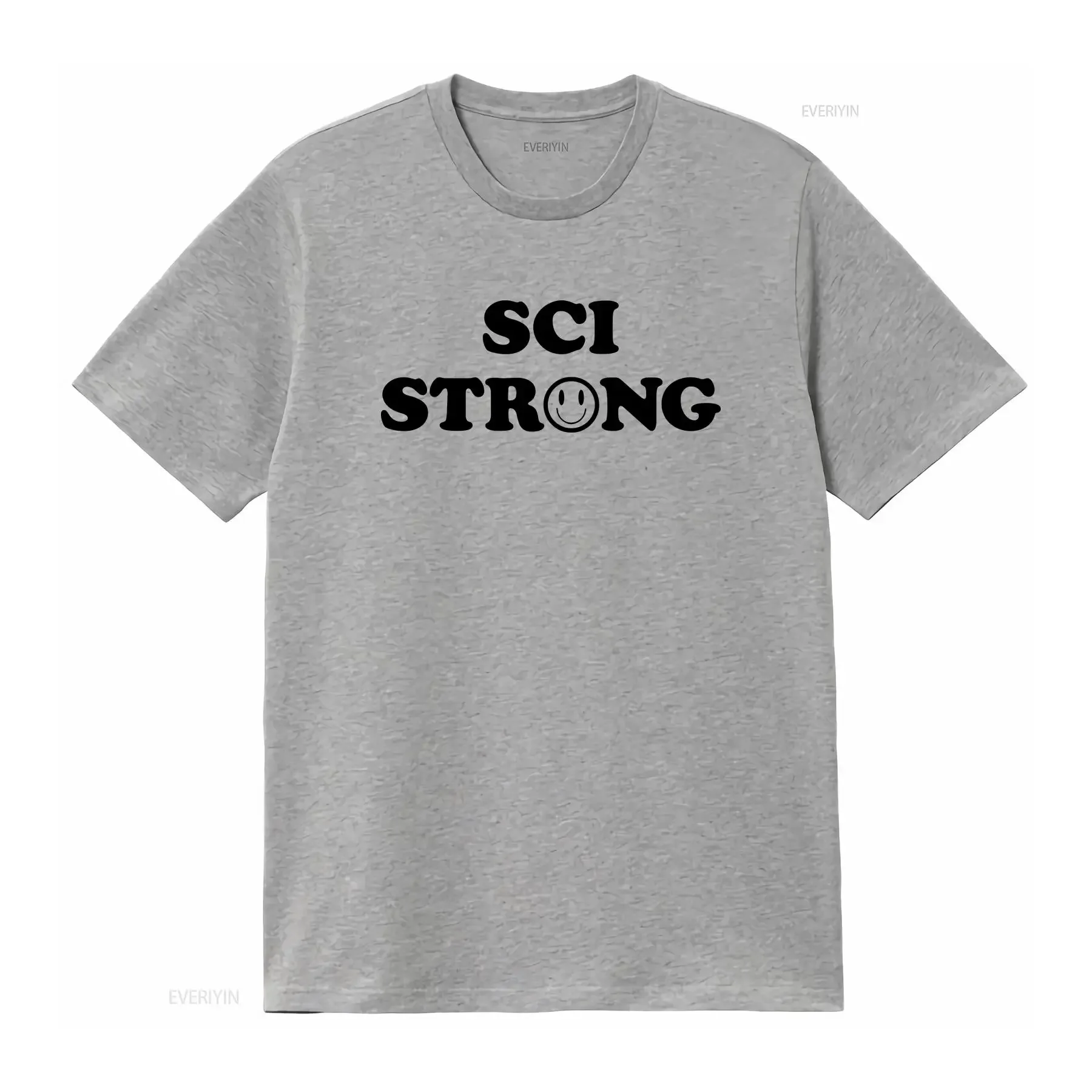 قميص SCI لإصابة الحبل الشوكي T عتيق برسومات مغسولة ومتعددة الاستخدامات ملابس مصممة للجنسين للارتداء اليومي #3