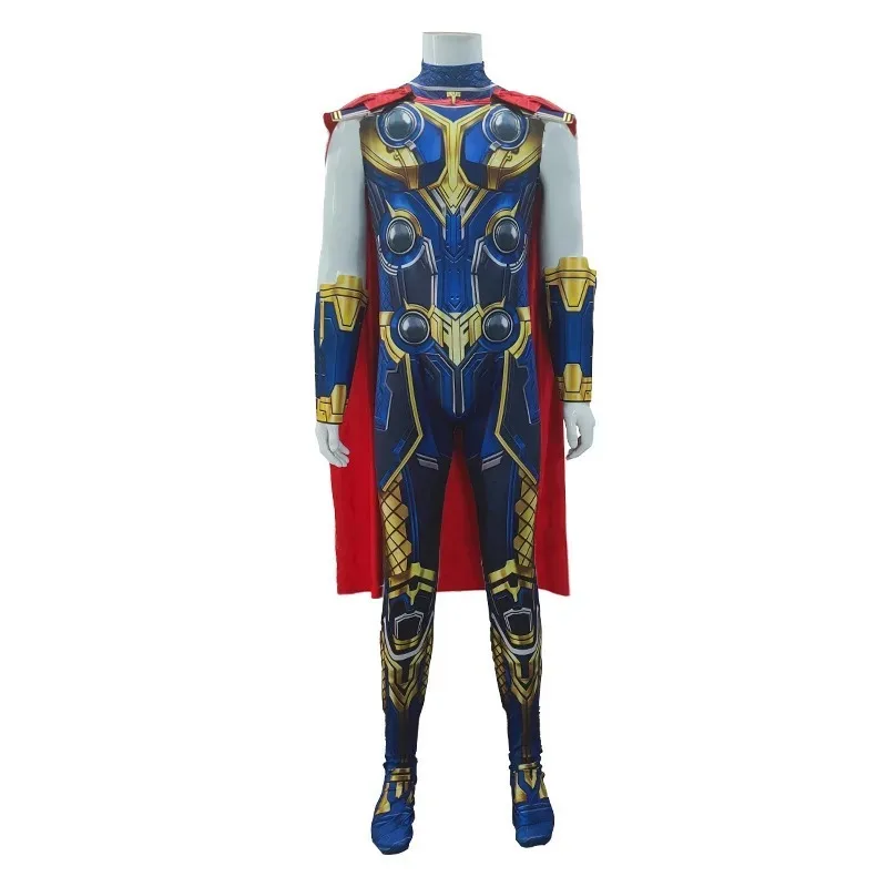 The Avengers Movie Thor Love and Thunder Costume Cosplay Kids Adult Superhero Thor Odinson Cosplay tuta Costume di Halloween