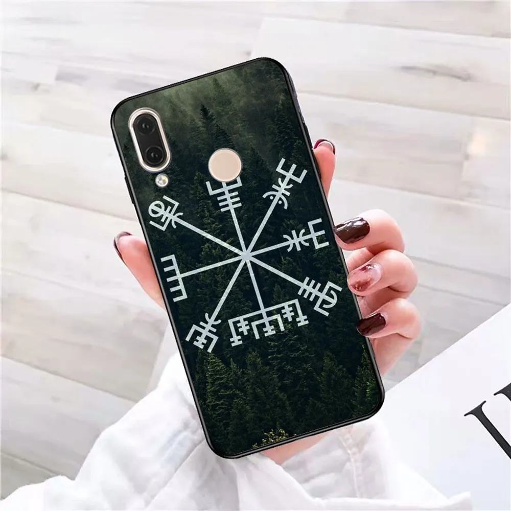 V-Viking-Vegvisirs- Logo Phone Case For Redmi 5 6 7 8 9 10 Plus Pro 6 7 8 9 A GO K20 K30 K40 Pro Plus F3 Fundas