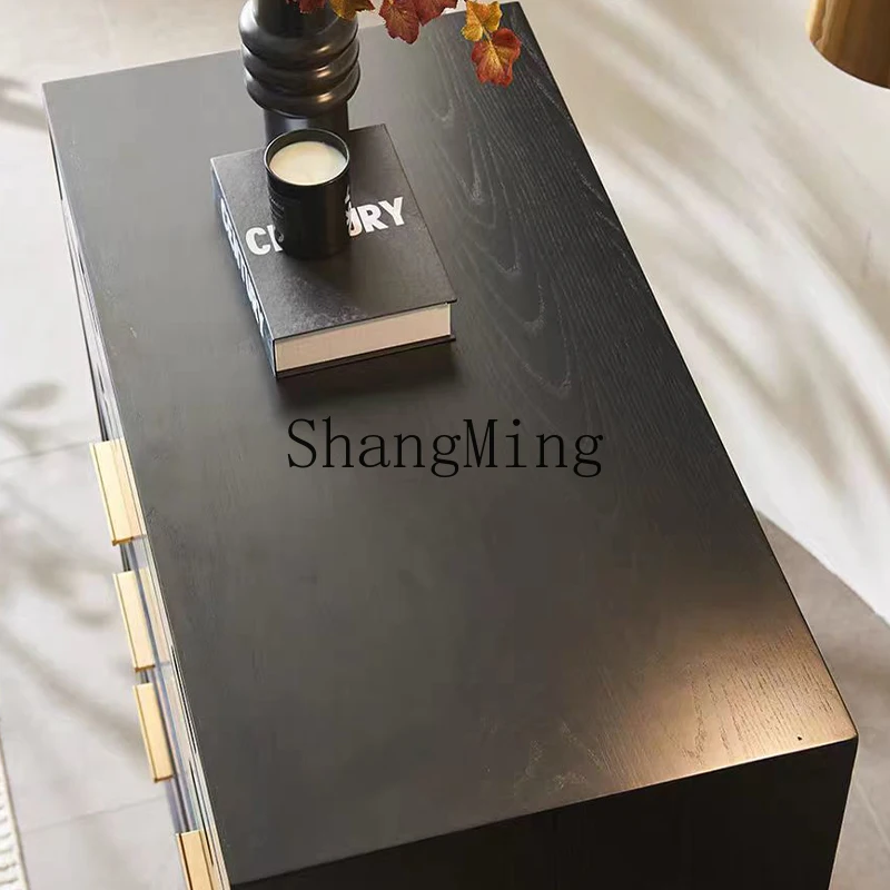 CL premium new Chinese floor-to-ceiling multi-layer rattan rattan art five buckets master bedroom bedside storage cabinet