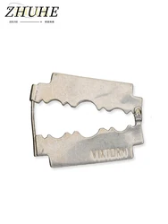ZHUHE Razor Blade Earrings Cyberpunk Style For Women Men's Jewelry Accessories Party Gifts