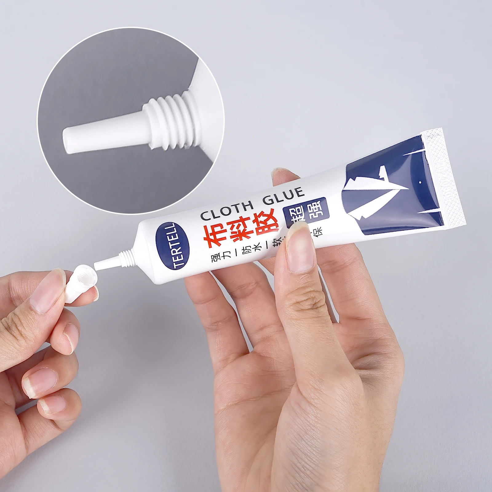 30g Fabric Sewing Glue Jeans Clothes Patching Glue For Quick Bonding And Repair Clothes Artificial Leather Fabric
