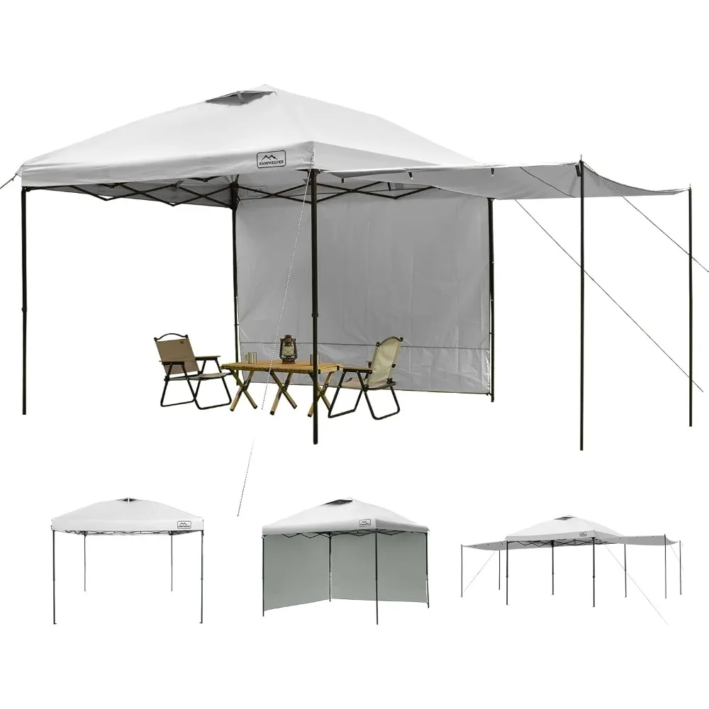 

10x10 Instant Pop-Up Canopy Tent with 2 Side Panels and 2 Removable 10FT Sun Walls for Outdoor Shade
