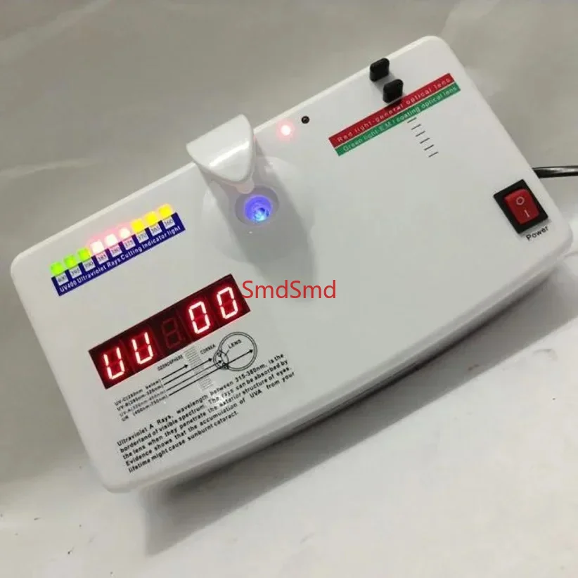 UV400 Tester Meter  Professional Blue Light & UV Blocking Lens Detector Eyeglass Ultraviolet Protection Measurement Device