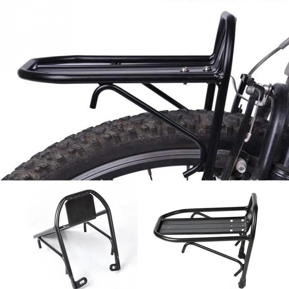 

1Pcs Strong Bike Front Bracket Holder Good Texture Easy Use Carrying Capacity Cycling Supplies Bike Front Shelf
