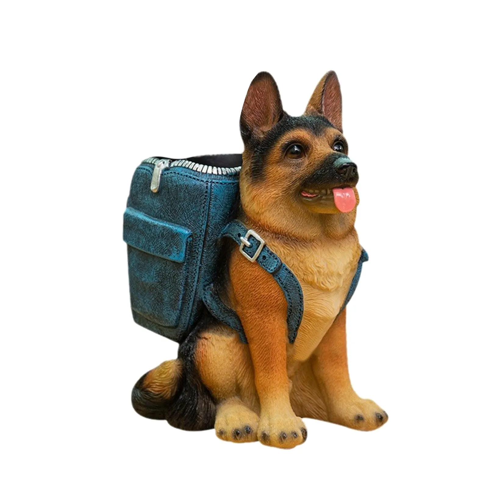 Держатель для ручек, изделия из смолы для собак, домашний учебный стол, ручка для хранения, милая собака, скульптура, украшения, офисный скульптурный стол, ремесло, декор для собаки