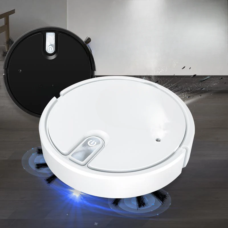 Multifunctional Ultra-quiet Vacuum Mopping and Humidifying Home Appliance 4-in-1 Wireless Smart Sweeping Robot