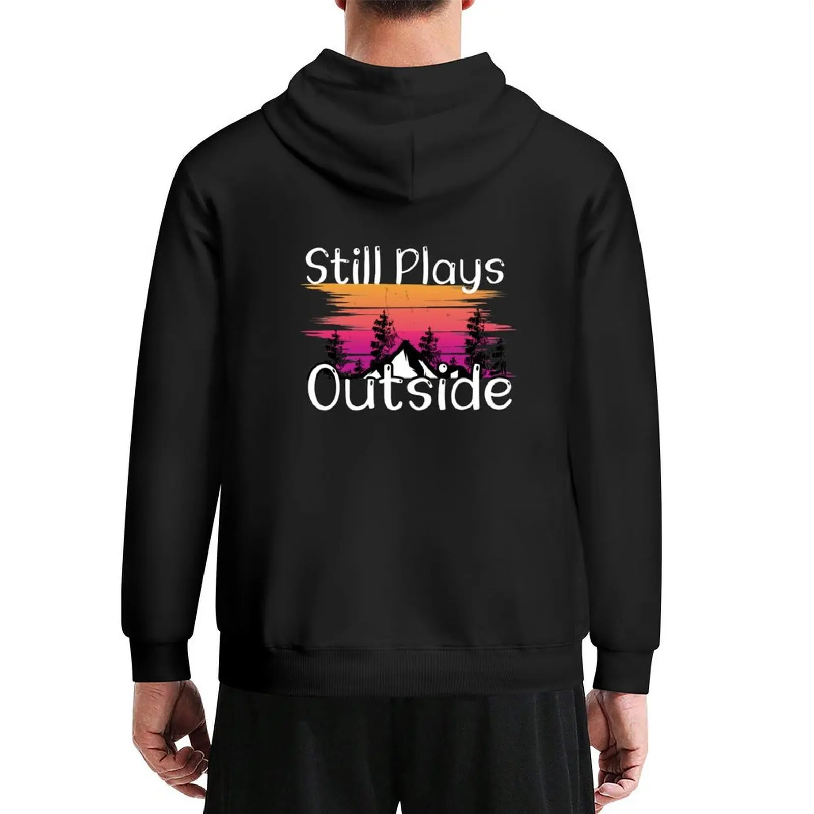 

still plays outside Hoodie anime clothes mens designer clothes blouse autumn new products hoodie man