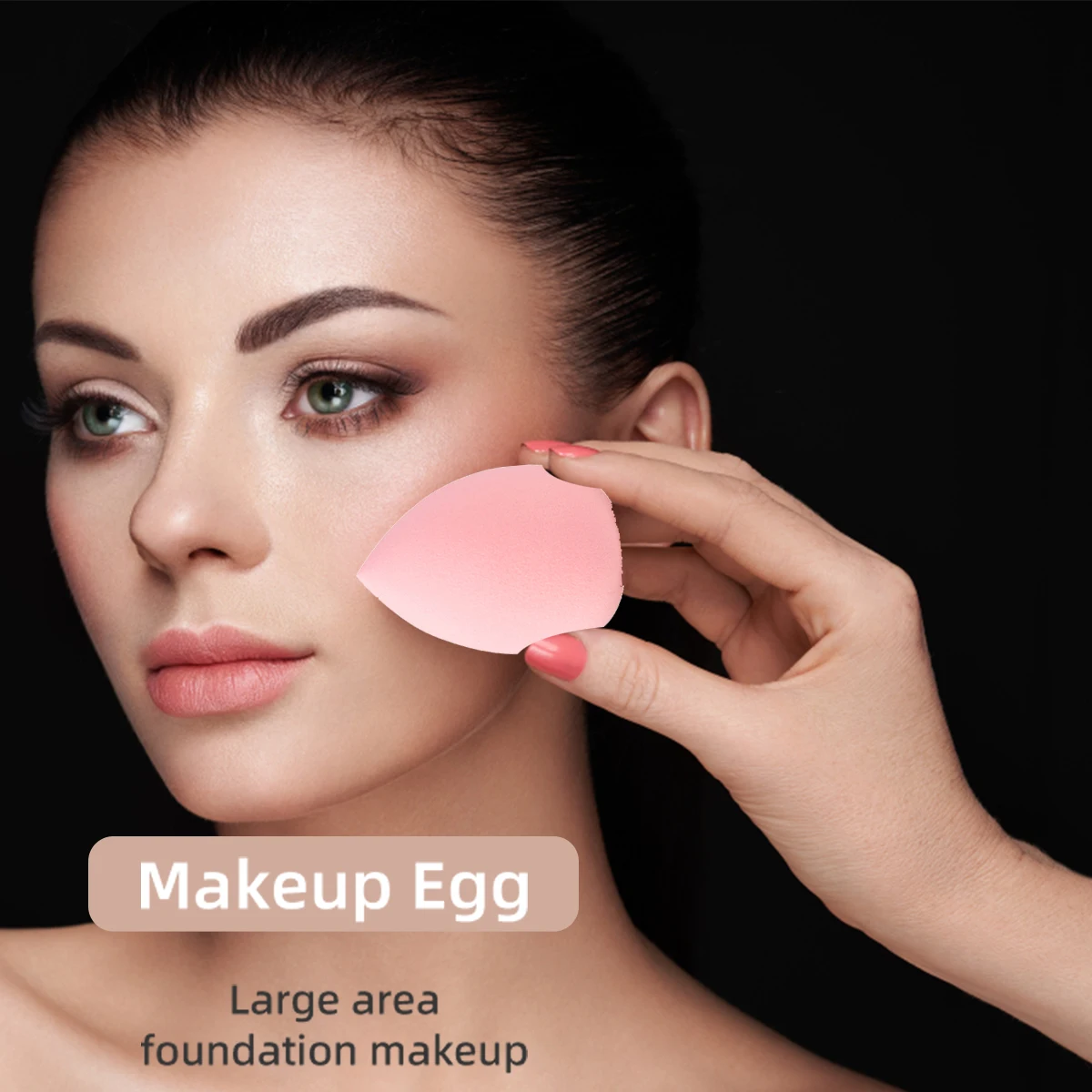 12/20pcs Pink Makeup Tools Kit Makeup Sponge Finger Puff Air Cushion Headband Wristband Makeup Remover Puff Holiday Gift