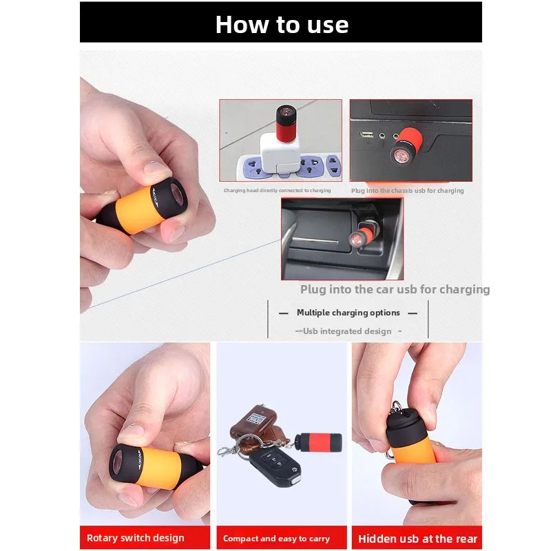 Ultraviolet Flashlight Household Purple Light Money Detector Lamp USB Rechargeable Plastic Mini Fluorescent Agent Tester Pen