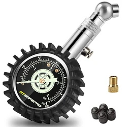 ATsafepro Reifendruckprüfer Luftdruckprüfer Reifen Manometer Reifen kalibrator Druck Meter Checker Messung 4Bar 60Psi Für Motorräder Auto werkzeuge Lkw Reifen