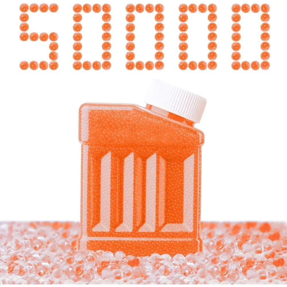 50000 pçs bolas de mármores de água balas crianças pistola de água brinquedo 7-8mm bb pistola tampa armas pelotas brinquedo bombeamento de água accessor