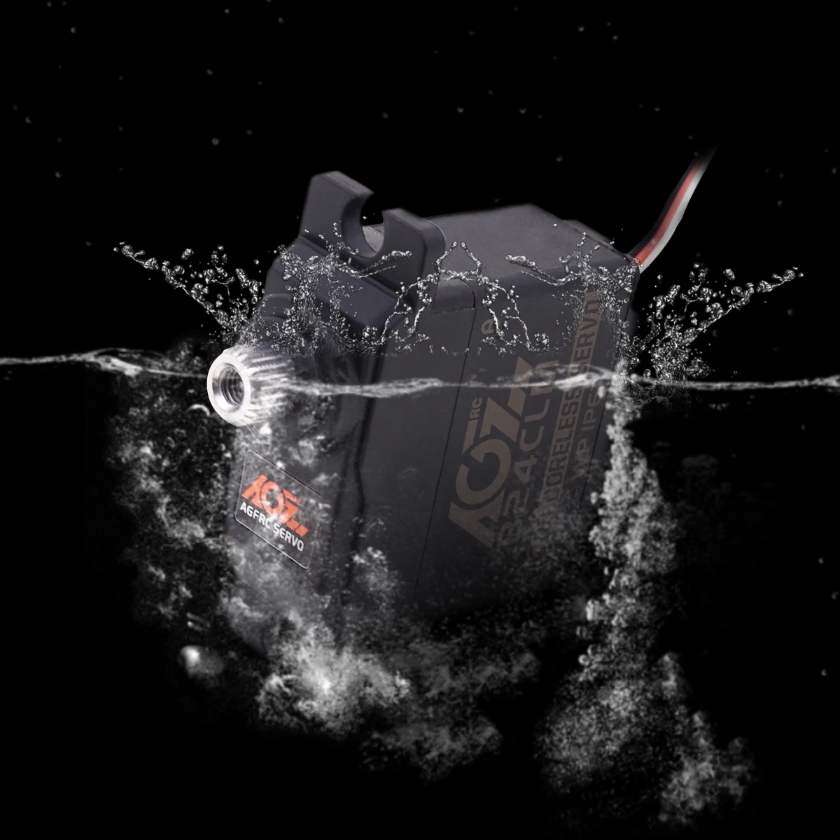 Agfrc b24clm 6kg Hochgeschwindigkeits-HV-Titan-Zahnrad kernloses Mini-Micro-Digital-wasserdichtes Servo für die Verbesserung der DIY-Baugruppe von rc – Detail 4