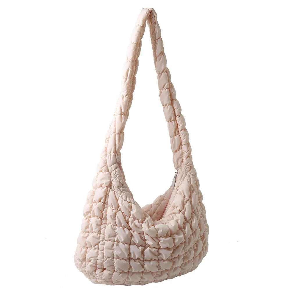 

Large Capacity Quilted Padded Crossbody Bag Pleated Bubbles Cloud Shoulder Bags Tote Bucket Designer Bag Ruched Lady Handbags