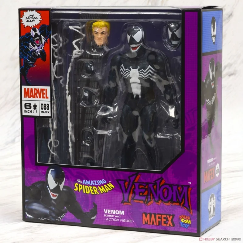 

Medicomtoy Mafex 88 Venom Comic Version New Reissue Model Anime Toy Figure Collectible in Stock