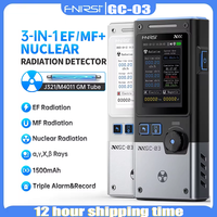 FNIRSI GC-03 3-IN-1 Electromagnetic Radiation Detector, Temperature Monitor, Electric And Magnetic Field Intensity, RF Power