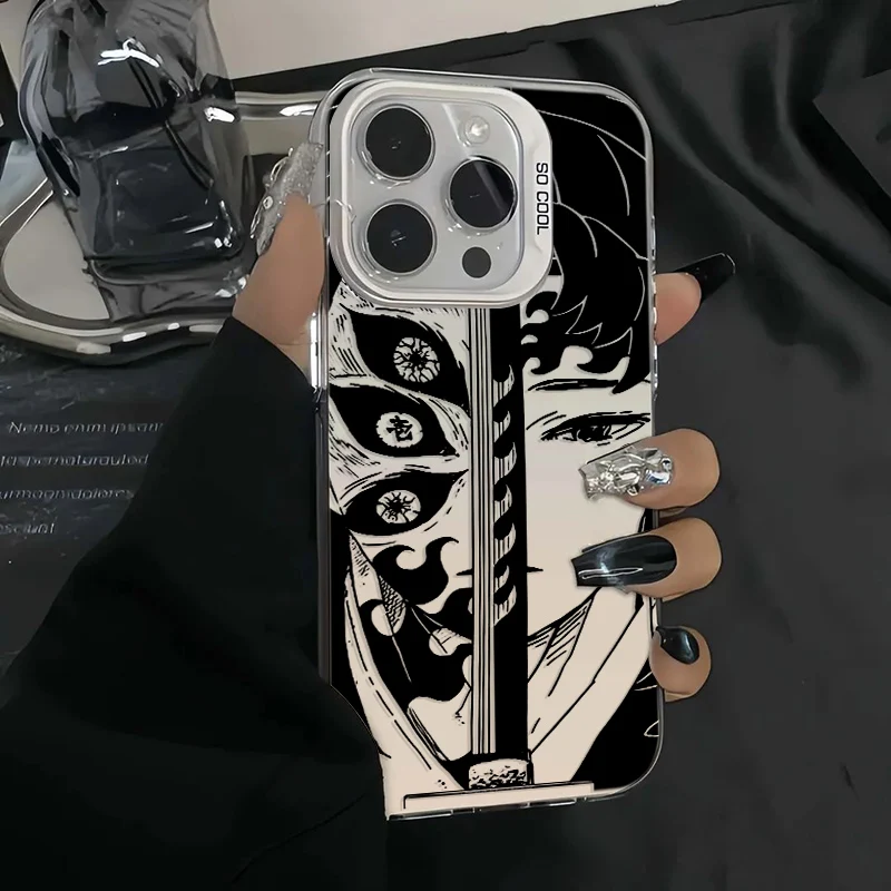 Anime Cute Demon Slayer Case for Xiaomi Redmi A1 13C 9C 9T Note 7 8 9 9S 10 11 12 13 Pro K60 Ultra 4G 5G Matte Shockproof Back