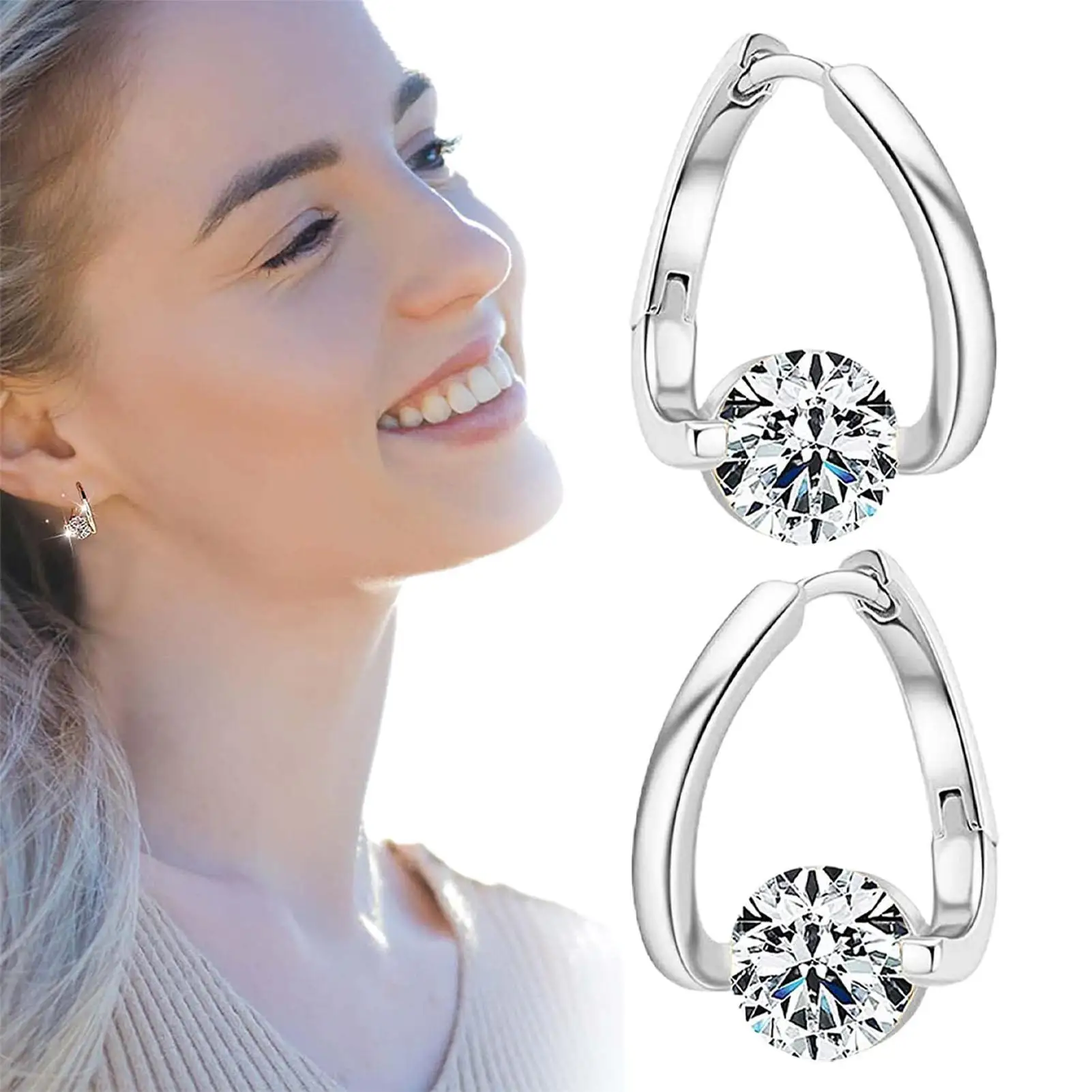 Slimming Magnetic Earrings Lymphatic Metabolism Ear Ornament Magnetherapy Weight Loss Earring Jewelry for Women Daily Wear Gift