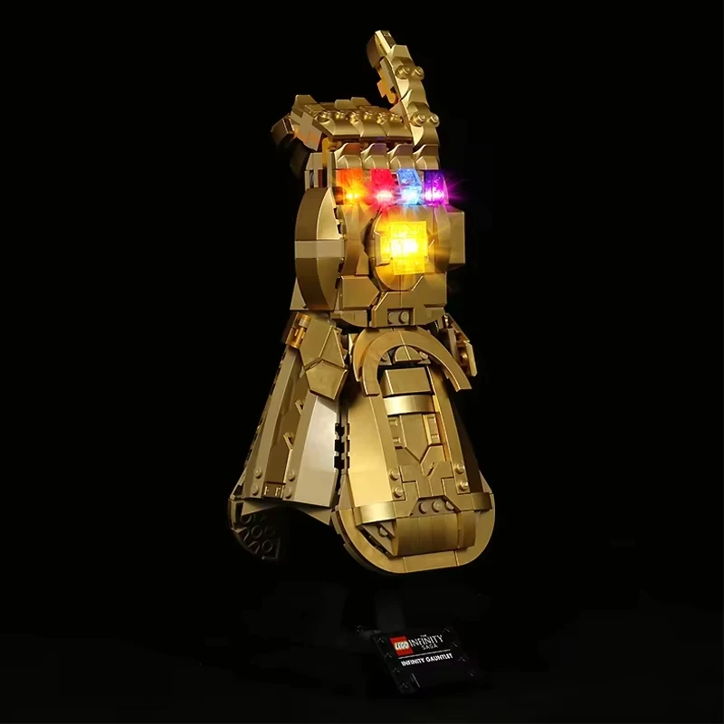 مجموعة إضاءة LED DIY لـ LEGO 76191 Infinity Gauntlet (إضاءة LED فقط، بدون نموذج كتل)