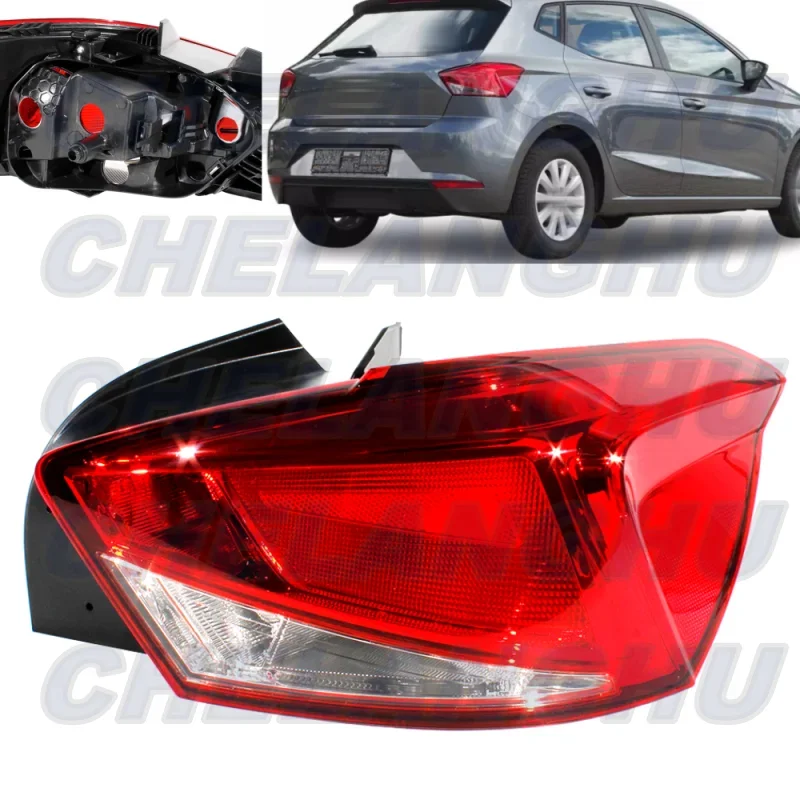 

For SEAT Ibiza 2018 2019 2020 2021 2022 2023 2024 Right Side Tail Light Rear Lamp Without Bulbs Car accessories 6F0945096H