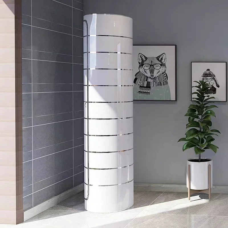 New Type  High Vertical Cylindrical Storage Living Room Furniture Rotating Smart Shoe Rack Cabinet