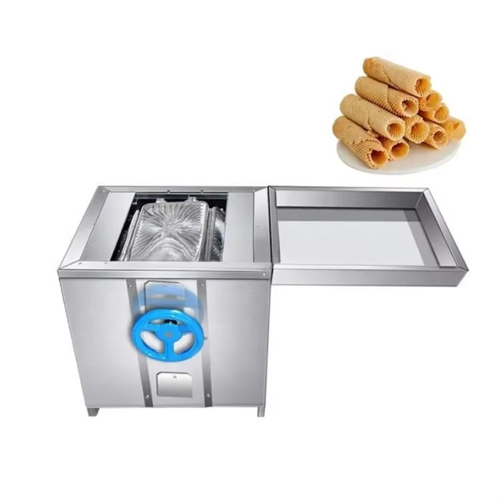 Commercial new gas chicken rolls machine | Durable 304 stainless steel ice cream cone waffle maker 220v