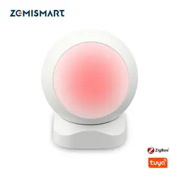 Zemismart Tuya Zigbee PIR podczerwieni wykrywanie ruchu PIR inteligentny czujnik zabezpieczenia sieci bezprzewodowej czujnik alarmowy System