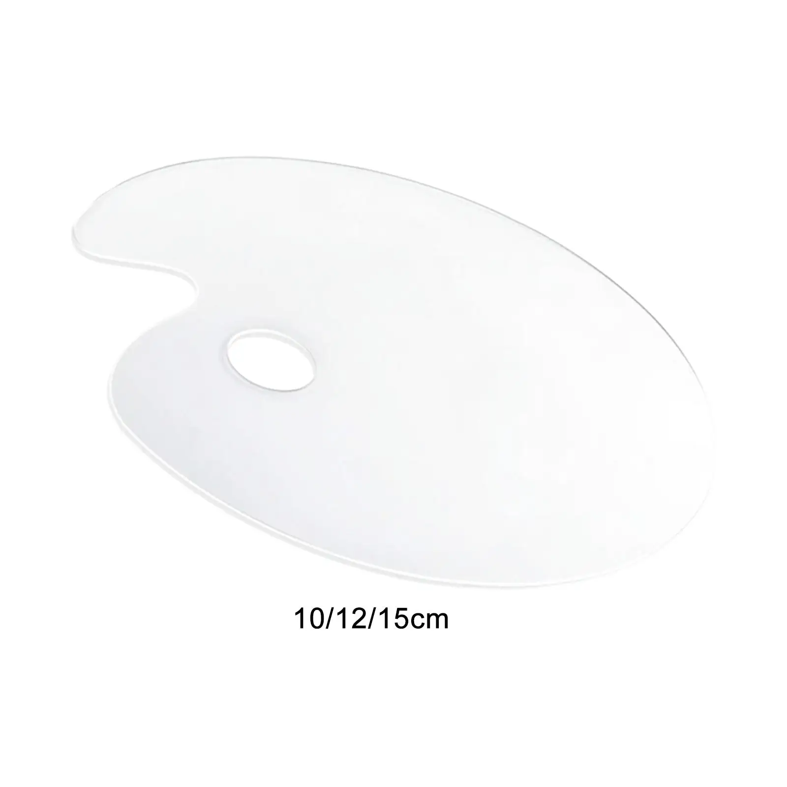 Bandeja de paleta de maquillaje, herramienta de maquillaje, base de mano, paleta de cosméticos, acrílico para mezclar base, pigmento de brillo de labios